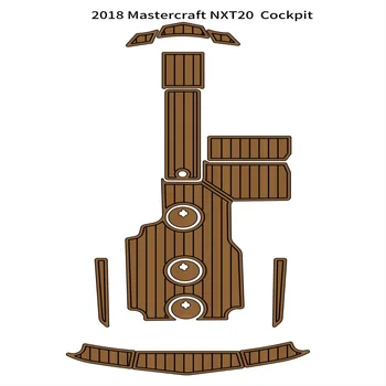 2018 Mastercraft NXT20 Cockpit Pad Лодка EVA Foam Искусственный тик Палубный коврик