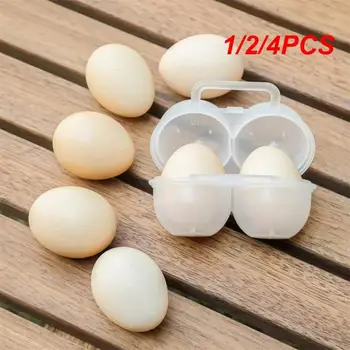  1 / 2 / 4 шт. 2-камерный ящик для яиц распределитель яиц коробка с фиксированной ручкой на открытом воздухе портативный лоток для яиц холодильник ящик для хранения ударопрочный