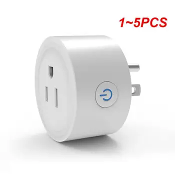 1 ~ 5 шт. Tuya Smart Socket Wi-Fi UK Plug реализует интеллект всего дома с помощью управления шлюзом концентратора Home Alexa