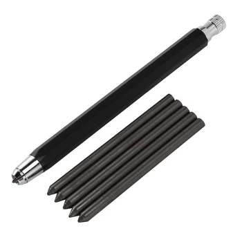 1 Набор 5,6 мм Металлический держатель свинца Автоматический механический графитовый карандаш Для рисования Затенение Крафтинг Искусство Скетчинг