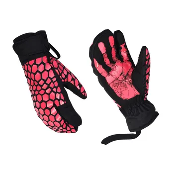 1 пара лыжных перчаток зимние перчатки водонепроницаемые 3-пальцевые варежки сенсорный экран теплая перчатка для улицы теплая перчатка на открытом воздухе зима