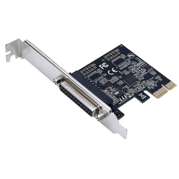 1 шт. Высококачественный параллельный порт DB25 25Pin Pcie Riser Card LPT Принтер К PCI-E Express Адаптер конвертера карт