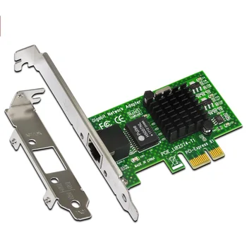 10/100/1000 Мбит/с Сетевая карта PCIE x1 1x порт RJ45 1G NIC PCI-E Адаптер сервера LAN Gigabit Ethernet Молниезащита