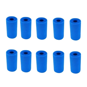 10 шт. Пенопластовая фильтрующая губка для типа А Многоразовые моющиеся аксессуары для аквариумного фильтра для бассейна