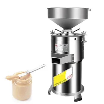 100 Тип 160 Машина для производства арахисового масла Производитель кунжутного масла для крема Коммерческая машина для измельчения орехов и миндальной пасты Измельчитель 220 В