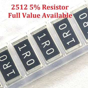 100 шт./лот SMD Чип-резистор 2512 2K / 2.2K / 2.4K / 2.7K / 3K / Ом 5% Сопротивление 2/2.2/2.4/2.7/3/K Резисторы 2K2 2K4 2K7 Бесплатная доставка