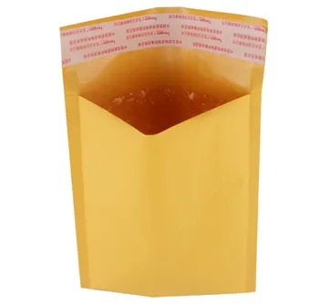 15 * 20 см Желтые крафт-пузырьковые почтовые ящики Мягкие пузырьковые конверты Сумки Конверт Почтовая сумка Бумажные конверты