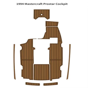 1994 Mastercraft Prostar Cockpit Pad Лодка EVA Foam Искусственный тик Палубный коврик