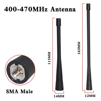 1шт антенна рации универсальная SMA мужской УВЧ адаптер для короткой антенны Baofeng UV-5R Quansheng MOTOROLA Wanhua