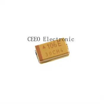 200 шт. C-тип чип танталовый конденсатор 25 В 10 мкФ 6032KEMET 106E 10 мкФ 25 В