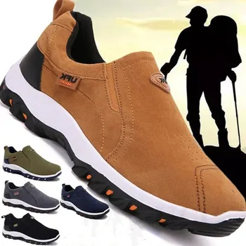 2023 Новая повседневная обувь Мужские кроссовки Обувь для ходьбы на открытом воздухе Лоферы Мужская удобная обувь Мужская обувь Легкая Плюс Размер 48