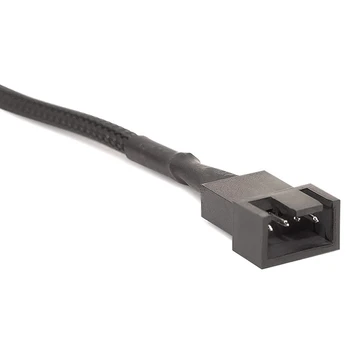 20X PWM Fan Extension Cable - 11,8-дюймовый кабель-удлинитель вентилятора для ПК, совместимый с 3-контактными и 4-контактными вентиляторами охлаждения ATX Case