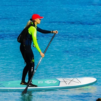 290X76X10 СМ Надувная доска для серфинга SUP Double Thick PVC Paddle Racing Yoga Fishing Accessories