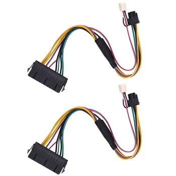 2X ATX PSU Кабель питания PCIE 6-контактный к ATX 24-контактный кабель питания 24P - 6P для материнской платы HP 600 G1 600G1 800G1