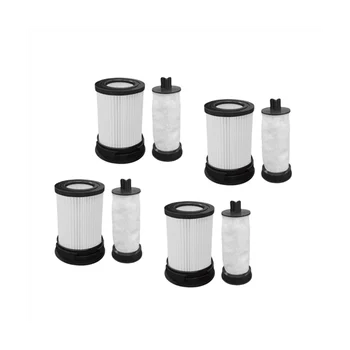 4 комплекта сменных вакуумных фильтров Hepa для серии аккумуляторных пылесосов Miele TriFlex HX1 FSF 3 в 1