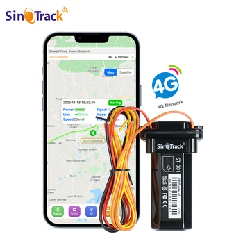 4G Mini Tracker ST-901L Водонепроницаемый встроенный аккумулятор GPS для автомобиля Автомобиль GPS устройство GPS мотоцикл с программным обеспечением для онлайн-отслеживания