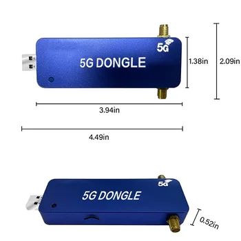 5G адаптер USB со слотом для SIM-карты Высокоскоростная 5G LTE Съемная внешняя антенна 5G для промышленного LTE и персонального