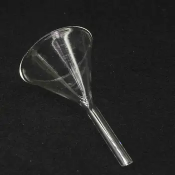  60 мм Миниатюрная лабораторная стеклянная воронка Боросиликатная стеклянная посуда Треугольная воронка