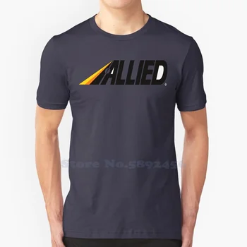 Allied Van Lines Логотип Высококачественные футболки Модная футболка Новая футболка из 100% хлопка