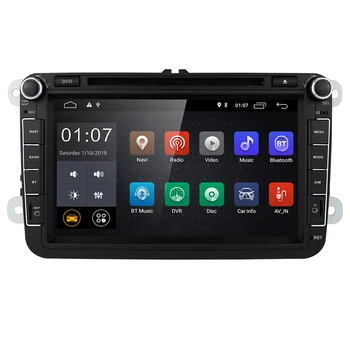 Android 10 Авто Мультимедийное Радио GPS Для VW Volkswagen Golf Polo Tiguan Passat SEAT Leon Skoda Octavia Caddy EOS 2 DIN DVD-плеер