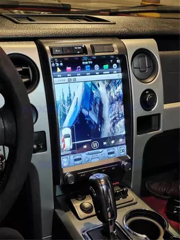 Android 13 для Ford F150 2013 - 2021 Tesla Style Авто Стерео Экран Мультимедиа Головное устройство Беспроводная CarPlay GPS-навигация 2 Din
