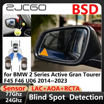 BSD Предупреждение о смене полосы движения при смене полосы движения для BMW 2 серии Active Gran Tourer F45 F46 U06 2014~2023