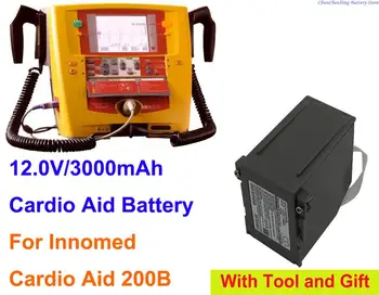 CS 3000 мАч Медицинский аккумулятор 110460-U, R-2003-1 для Innomed Cardio Aid 200B, CardioAid 200B
