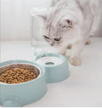  Cat Food Bowl Автоматическая кормушка для воды Контейнер для собак Диспенсер для питья для лабрадоров Ретриверы Золотистые ретриверы Рэгдолл Сфинкс