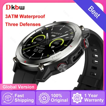 DKBW Three Defense Outdoor Sports Smart Watch 3ATM Водонепроницаемые умные часы для мужчин 1,43-дюймовый AMOLED-экран Фитнес Bluetooth Call FT53