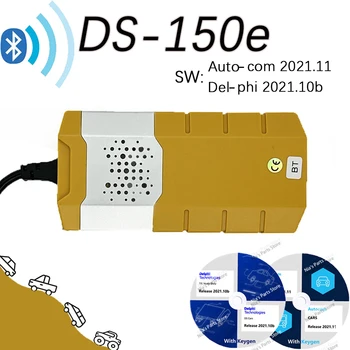 DS-150E Bluetooth obd2 сканер automotriz Оборудование для ремонта легковых автомобилей и грузовиков Autocoms 2021.11 Delphis 2021.10b тюнинг инспекционные инструменты