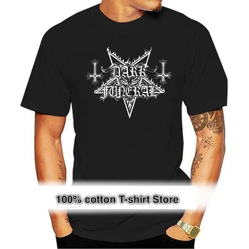 Dark Funeral SATANIC SYMPHONIES Мужская футболка Свободная С коротким рукавом Летняя мода Мужская футболка для отдыха