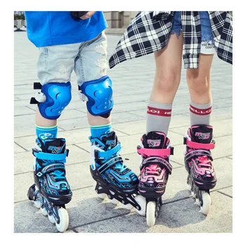 EACH Регулируемые роликовые коньки Ruedas De Patin Обувь для катания на роликовых коньках для детей Девочка Мальчик