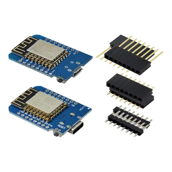ESP8266 ESP-12 ESP-12F ESP12F CH340G CH340 V2 USB для платы разработки WeMos D1 Mini WIFI NodeMCU Lua IOT Board 3,3 В с контактами