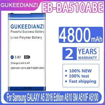 GUKEEDIANZI Аккумулятор EB-BA510ABE 4800 мАч для Samsung Galaxy A5 2016