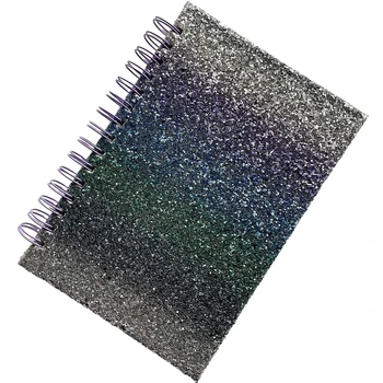  Girl Women Crystal Cover Notebook с бумажной спиральной тетрадью премиум-класса Прочный блокнот с двумя проволочными переплетами Записная книжка для письма