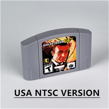 GoldFinger Retro 64 для ретро 64-битного игрового картриджа США версии NTSC FormatChidren Gift Gaming