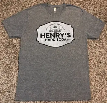 Henry's Hard Soda Blitz -Weinhard Brewing Co. Мужская футболка с 1856 года XL