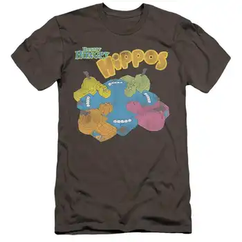 Hungry Hungry Hippos Ready To Play - Мужская футболка премиум-класса Slim Fit
