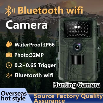 HunterCam PR5000 4K WIFI Дикая Жизнь Камера Wi-Fi Камера видеонаблюдения для животных Ночной детектив Ферма Камеры видеонаблюдения Фотоловушка 4k