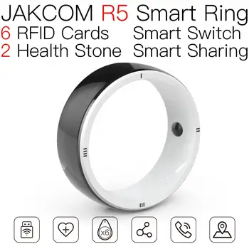 JAKCOM R5 Smart Ring Соответствует двухчастотному NFC Classic 1k S50 и H3 Смарт-карта RFID Логотип лифта UID 0 25 мм пластиковая бирка