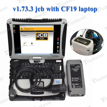 JCB Service Master Запасные части ноутбука CF19+ + диагностический сканер JCB Полный набор инструментов для электронного обслуживания JCB