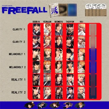 Kpop TT Альбом FREEFALL Специальные карты 6 шт./компл. Soobin Yeonjun Личные фотокарточки Двусторонняя печать LOMO Cards Fan Collection