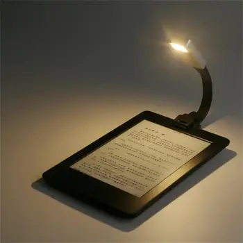 LED USB Перезаряжаемый Свет Для Чтения Книги Со Съемным Гибким Зажимом Портативная Лампа Kindle Электронные книги Читатели Ночник Спальня Новый