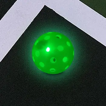 LED Подсветка Пиклбол Мяч Тренировочный Игрушечный Мяч 40 Лунок Для Кортов На Открытом Воздухе Санкционированный Турнир Играть Подарок Для Любителя Пиклбола