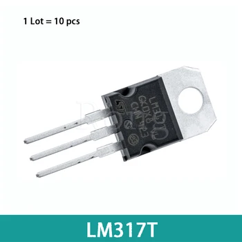 LM317T Регуляторы напряжения от 1,2 В до 37 В 1,5 А TO-220-3
