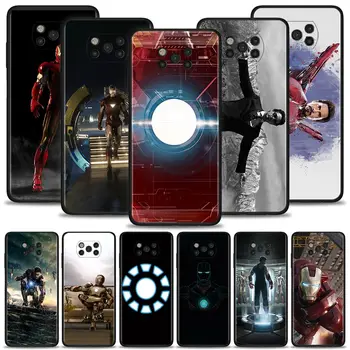 Marvel Robert Downey Jr Iron Man Чехол для телефона Xiaomi 11T 12 10T Pro 11 Lite 9T Poco X3 GT X4 NFC M3 M4 Pro Pocophone F1