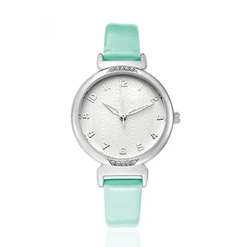 NO.2 Fashon женские брендовые часы с кожаным ремешком повседневные наручные часы
