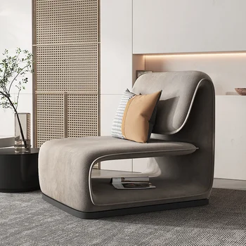 Nordic light роскошный ленивый диван минималистичный и простой творческий стул для отдыха гостиная маленькая квартира однотканевой диван