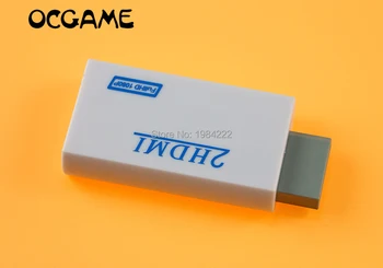 OCGAME Для Wii в HDMI совместимый Wii2HDMI Адаптер Конвертер 3,5 мм Аудио Видео Выход Full HD 720P 1080P HDMI-совместимый монитор