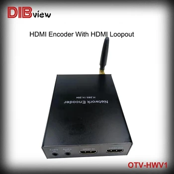 OTV-HWV1 iptv потоковое видео hdmi wifi ip hd H264 H265 кодировщик с памятью TF-карт